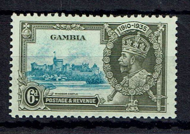 Image of Gambia SG 145a LMM British Commonwealth Stamp